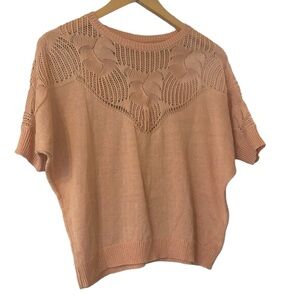 2/$15 Pink knit Sweater XS